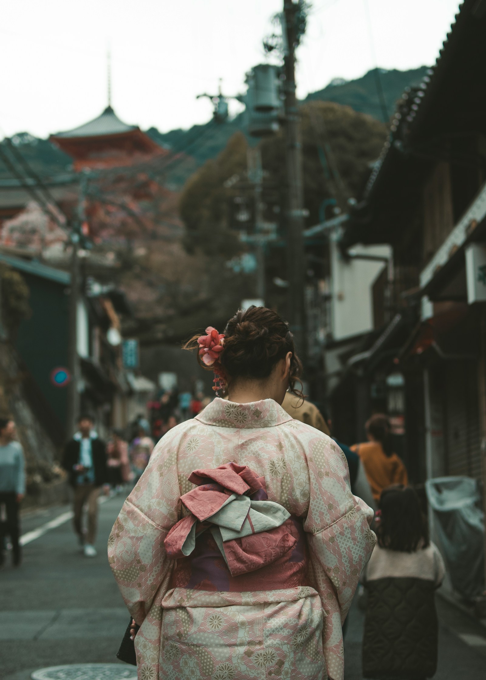 Cửa hàng cho thuê kimono tại phố cổ Asakusa Tokyo Nhật Bản